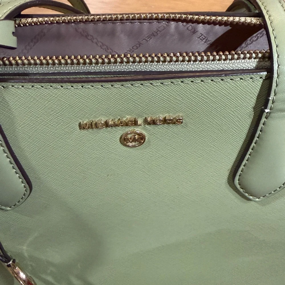 Michael Kors Sage Green Tote Bag - Picture 6 of 8